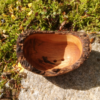 vu d'en haut du porte savon en bois d'olivier