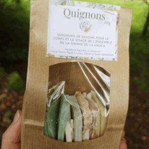 sachet de quignons de savons de la masca